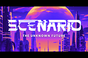 Thrives Glitch - Futuristic Font, a Serif Font by 177Studio (Thumbnail 2 of 8)