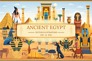 Ancient Egypt, a Decorative Illustration by naastyaa (Thumbnail 1 of 3)
