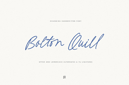 Bolton Quill Script