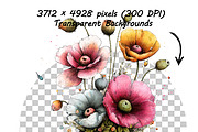 Whimsical Spring Flowers ClipartS, a Graphic by one-touch (Thumbnail 14 of 18)