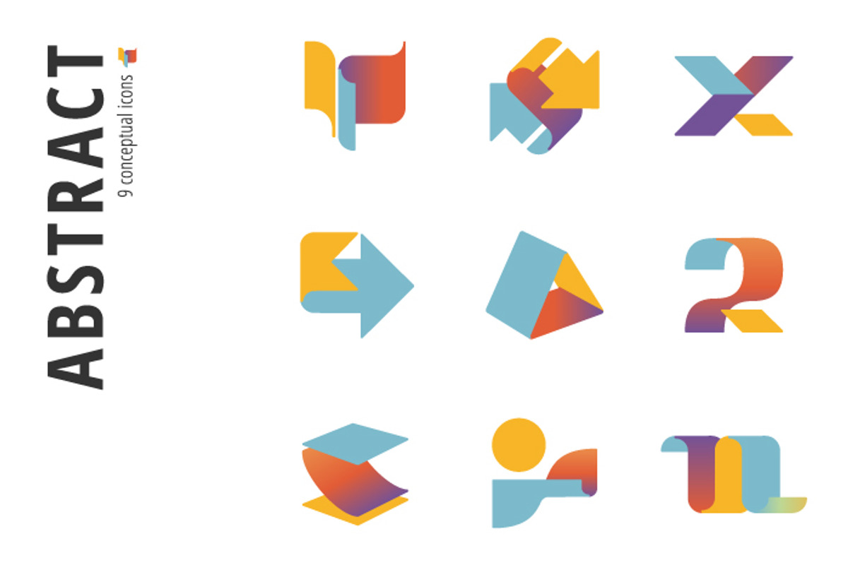 Abstract Icon Set, a Branding & Logo Template by Youhhou