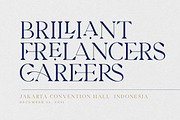 Roger & Lavienna - Ligature Serif, a Serif Font by Sarid Ezra (Thumbnail 2 of 9)