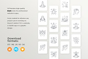 Meditation | 32 Icons Set Hand Drawn, an Outline Icon by Marina Silence (Thumbnail 12 of 17)
