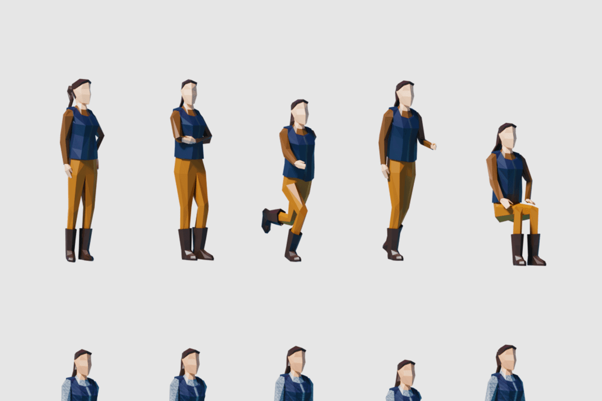 Autumn People, a Characters & Person 3D Model by Studio Ochi (Photo 12 of 12)