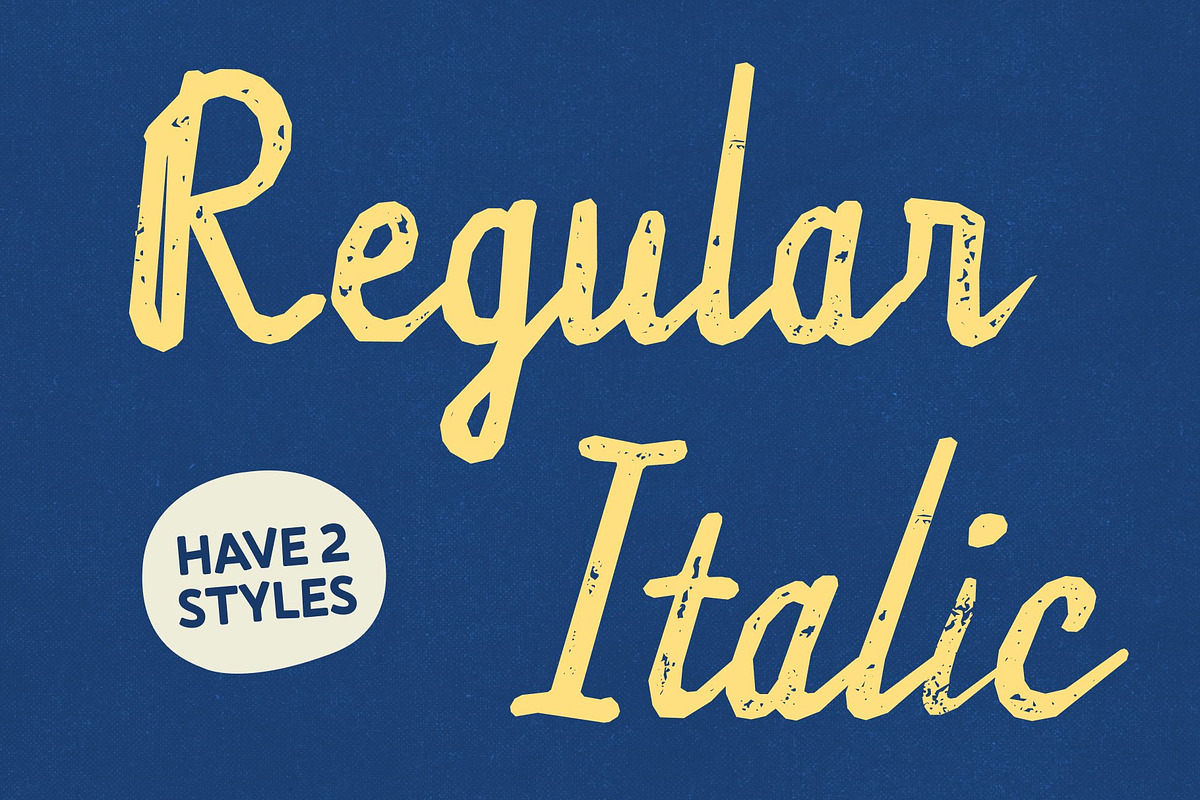 CS Royce Stamp, a Script Font by Craft Supply Co. (Photo 3 of 8)