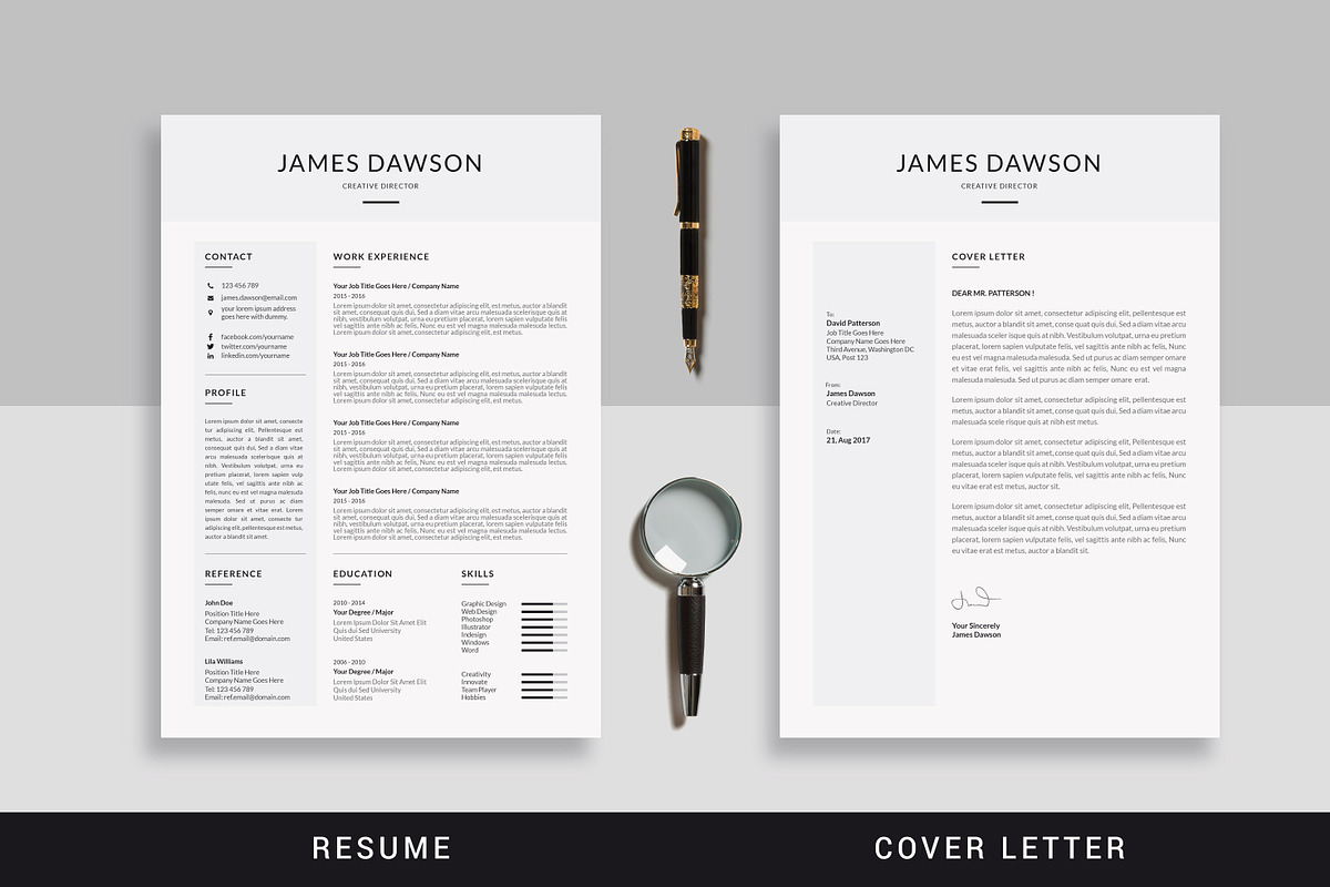 Clean Resume, a Resume Template by Mr-Template (Photo 2 of 6)