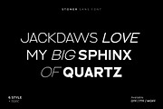 STONER | 12 FONTS | 50% OFF, a Sans Serif Font by Pentagonistudio (Thumbnail 6 of 10)