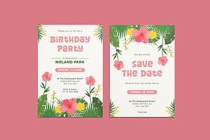 Park Suites Birthday Invitation, an Invitation Template by iDoodle Studio