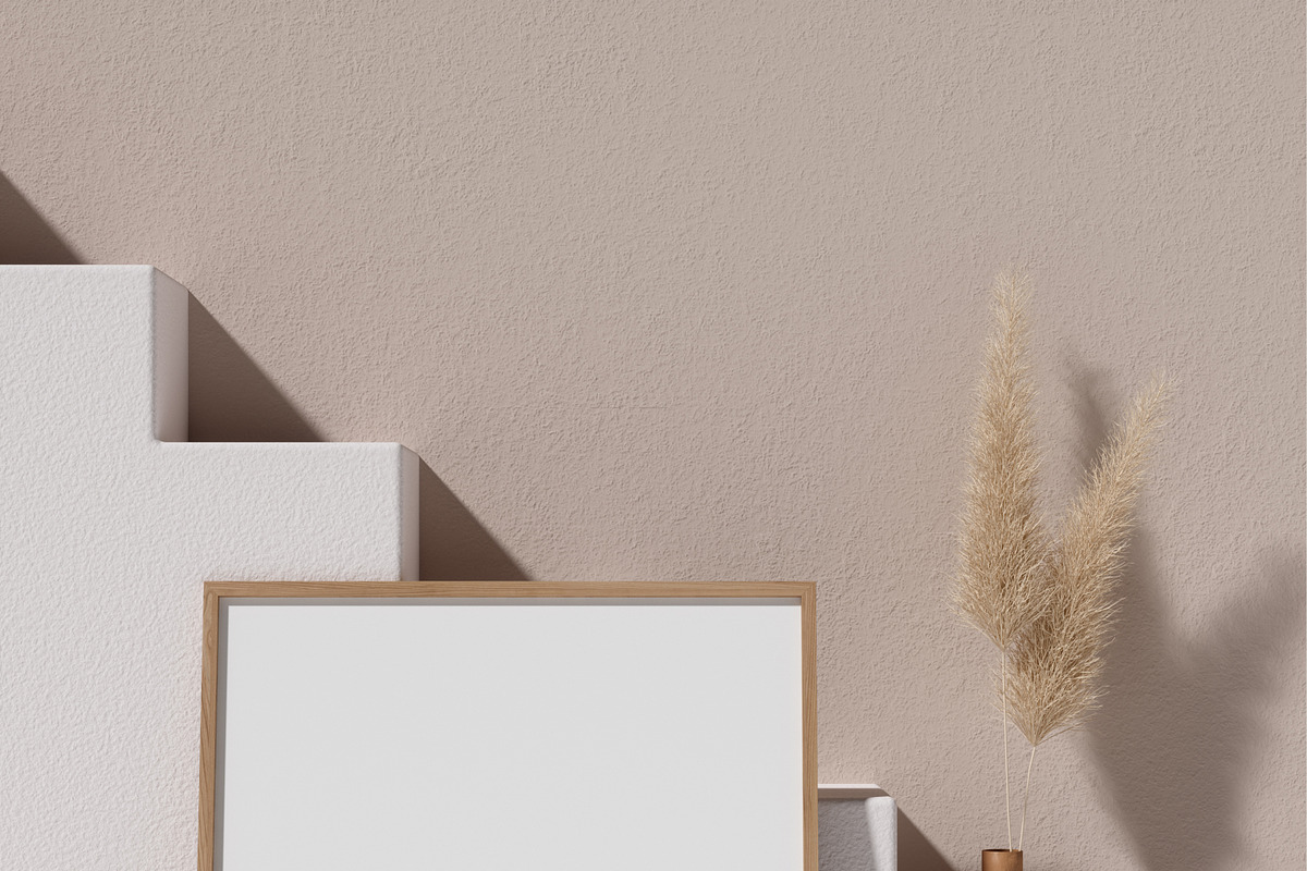 Ara Artwork Frame Mock-up Kit, a Print Template by LINII (Photo 8 of 9)
