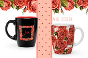 Red roses PNG watercolor flower set, a Seasonal Illustration by WatercolorPNG.com (Thumbnail 4 of 8)