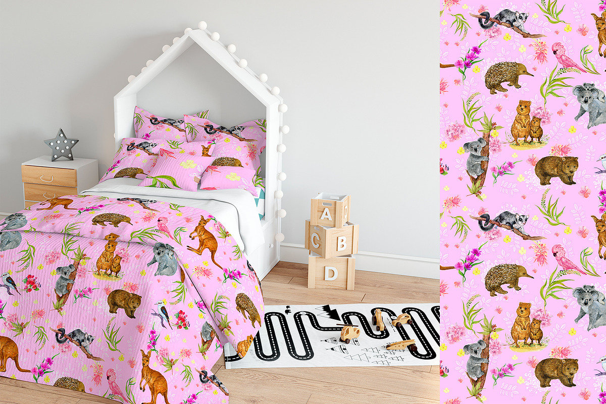 Australia  seamless patterns, a Pattern Graphic by MitrushovaArt (Photo 5 of 11)