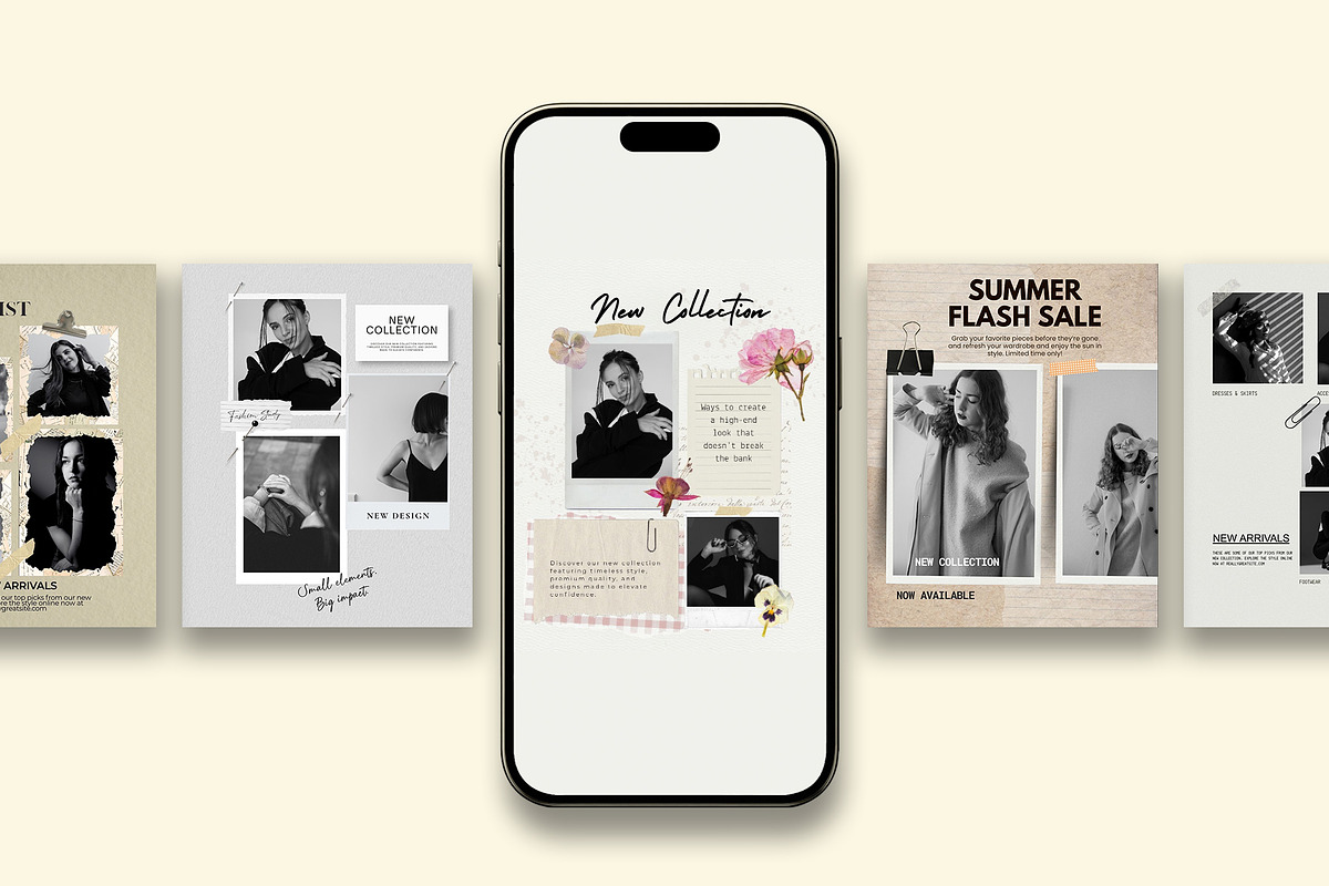 Aesthetic Instagram Kit – Canva, a Social Media Template by Templeste (Photo 2 of 5)