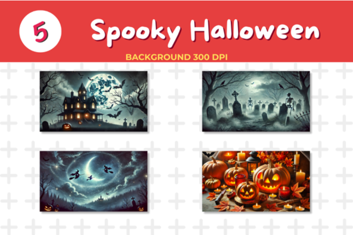 Spooky Halloween Background, a Background Graphic by John_Walker (Photo 2 of 3)