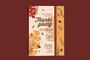 Thanksgiving Celebration Fall Brown, a Flyer Template by Me55enjah Design (Thumbnail 2 of 4)