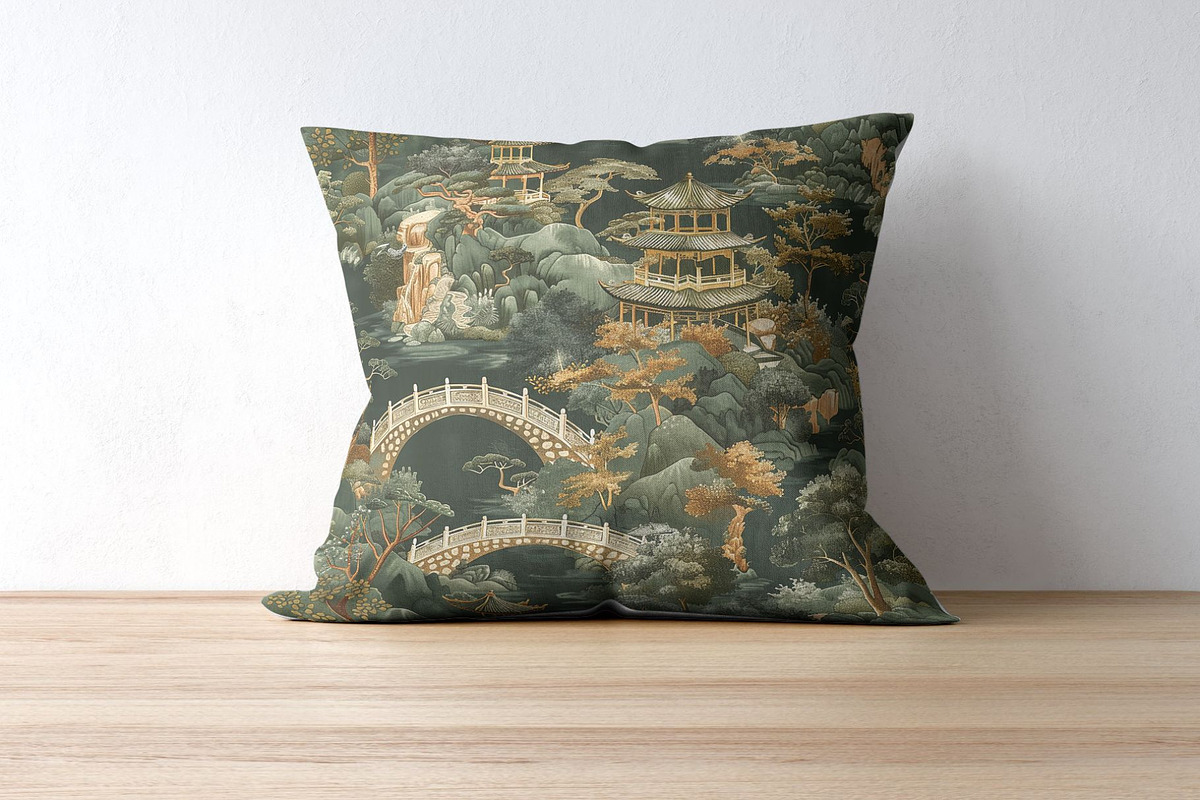 12 Wei's Night Pavilion Patterns, a Pattern Graphic by Inknfolly (Photo 7 of 7)