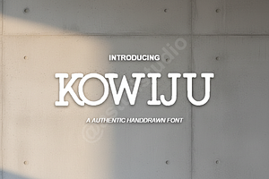 Kowiju - Elegant Modern Serif Typefa, a Font by Astuti Studio