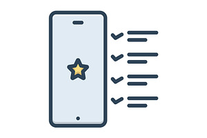 Feature characteristic color icon, a Duotone Icon by Creative priyanka