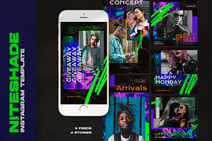 Niteshade Instagram Templates