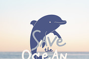 Modern Ocean Vector Clipart Set, an Animal Illustration by Panna Limon Store (Thumbnail 3 of 8)