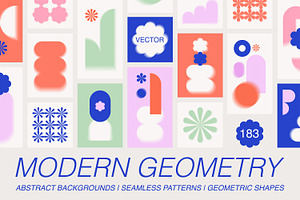 Modern Geometry Prints & Patterns, a Background Graphic by ArtFM