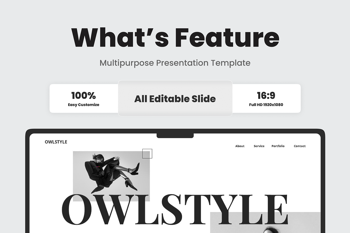 Owlstyle - Fashion Aesthetic Keynote, a Presentation Template by SquidPixey (Photo 2 of 6)