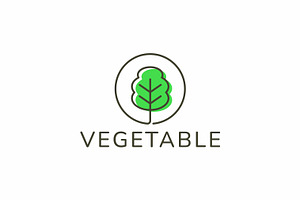 Vegetable Label Simple Concept Logo, a Branding & Logo Template by Signatoro
