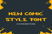 Comic Grunge Font, a Handwritten Font by QR Design Studio (Thumbnail 2 of 7)
