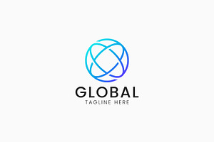 Global Reach Logo Innovation Network, a Branding & Logo Template by Signatoro