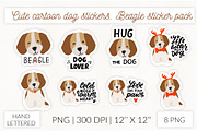 Cute dog stickers. Puppy Christmas, an Object Graphic by Let's Art (Thumbnail 2 of 24)
