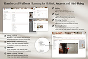 Life Planner Notion Template, an UI Kit Template by The Thrive Society (Thumbnail 4 of 10)