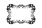 Butterfly Floral Vintage Frame Bundl, an Illustration by Creativeshirt (Thumbnail 3 of 51)