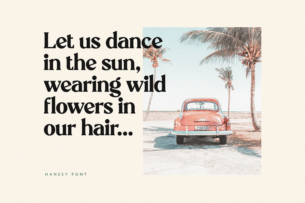 Hanesy - Modern Serif Font, a Serif Font by Ivan Rosenberg (Photo 8 of 9)
