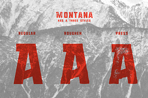 MONTANA Font Family Freebies!