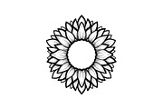 Floral Mandala Circle Frame Bundle, an Illustration by Gaye Art (Thumbnail 47 of 51)