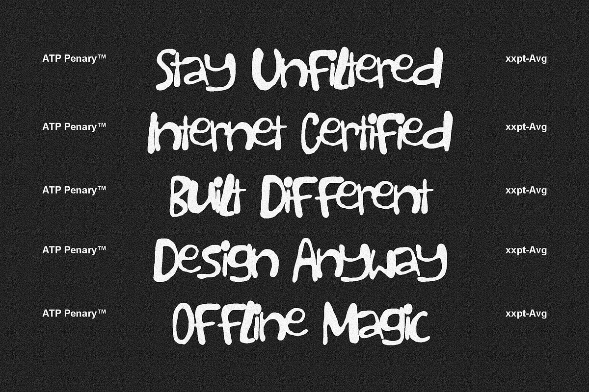Penary - Bold Playful Font, a Handwritten Font by Typeparties (Photo 9 of 11)