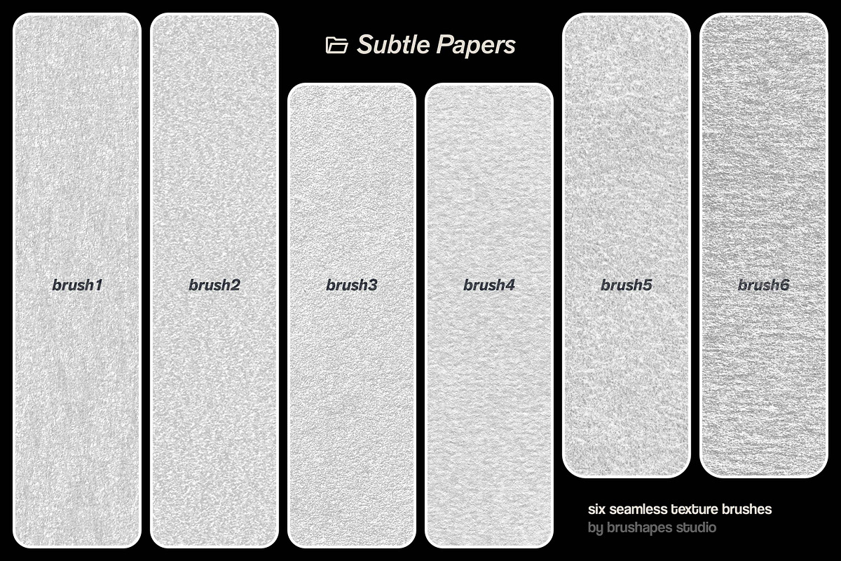 Procreate Paper Texture Brushes, a Brush Add-On by brushapes.com (Photo 4 of 12)