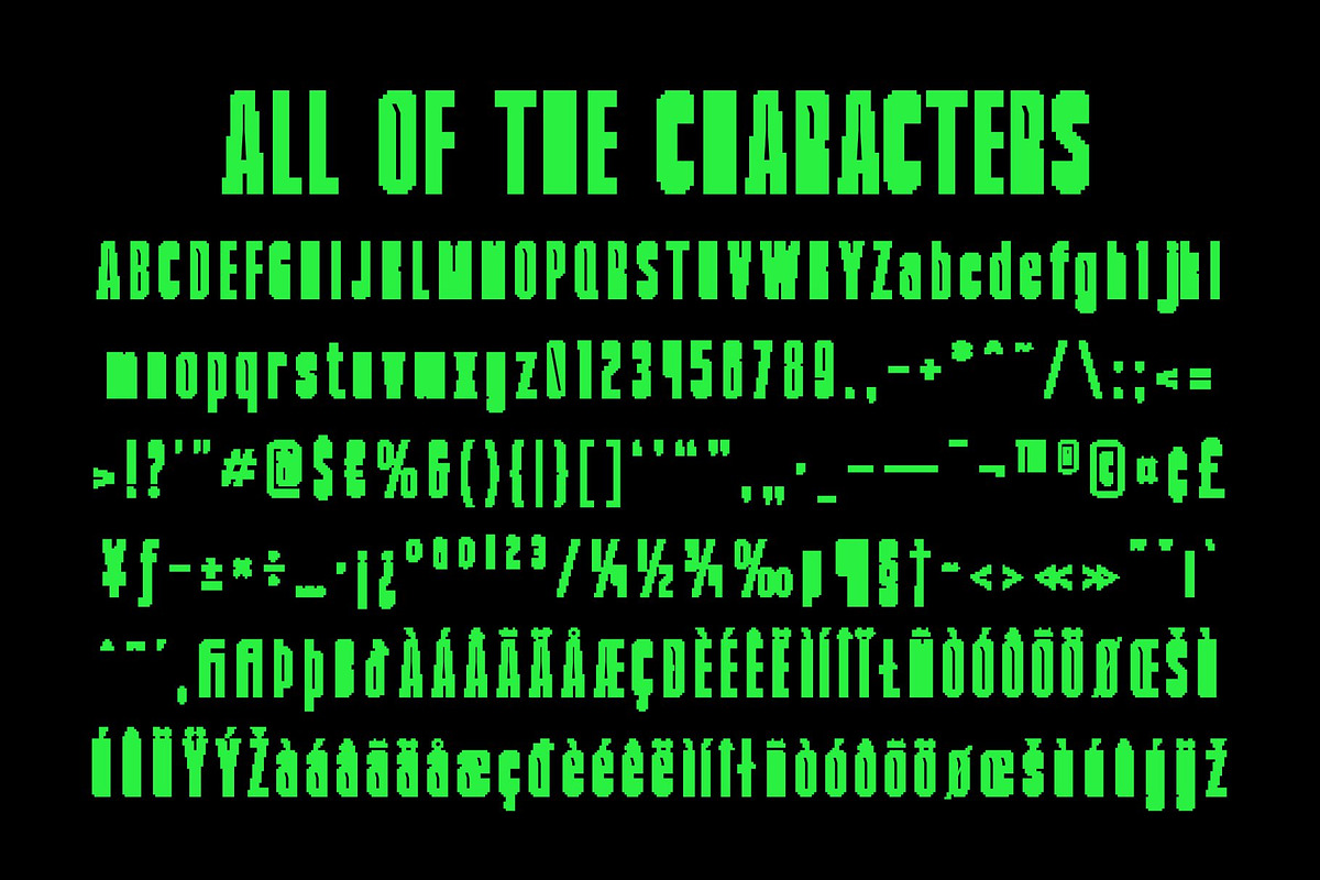 CS Richard Semipixel, a Sans Serif Font by Craft Supply Co. (Photo 8 of 8)