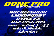 Racing Done Pro Sport Display Font, a Font by Multype Studio (Thumbnail 6 of 6)