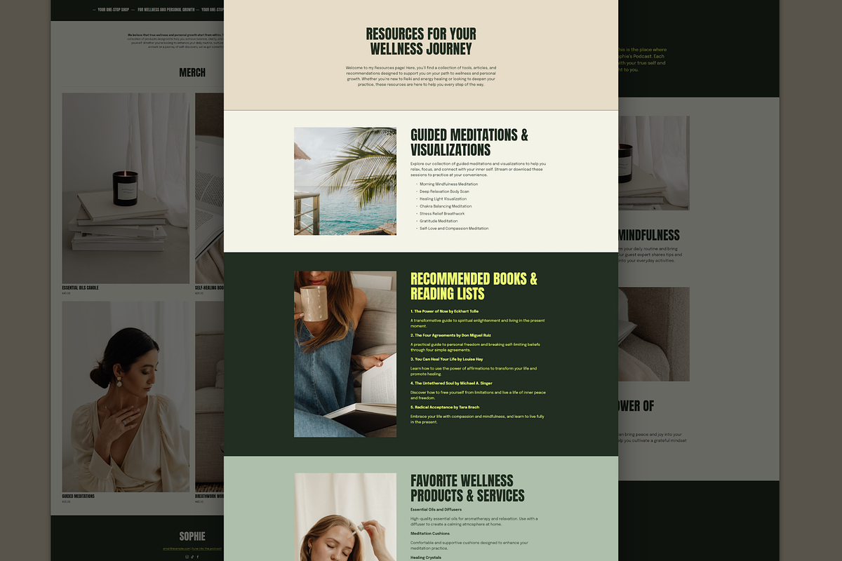 Podcast Squarespace Website Template, a Squarespace Template by molly ho studio (Photo 2 of 8)