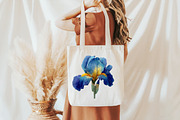 Wild Iris Clipart, an Illustration by Designworld (Thumbnail 9 of 10)