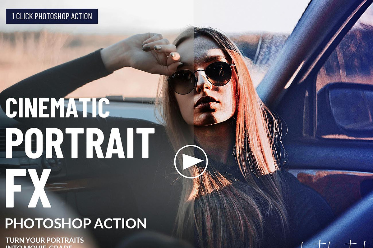 Cinematic Portrait FX Ps Action, an Action Add-On by Studio Retouch (Photo 1 of 17)