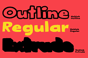 Woblob - Bold Hand Drawn Fonts, a Handwritten Font by Konstantine Studio (Thumbnail 6 of 9)