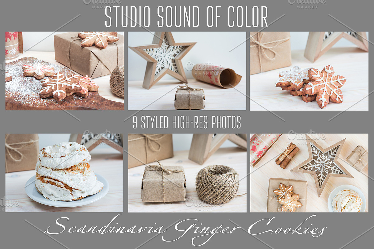 Scandinavian ginger cookies, a Holiday Photo by Sound of Color (Photo 3 of 7)