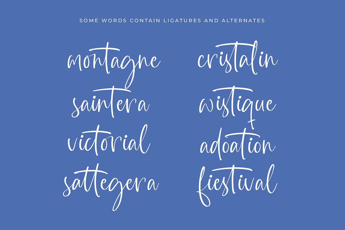 Highest Bluebell Natural Handwritten, a Script Font by stylishtype.co (Photo 12 of 20)
