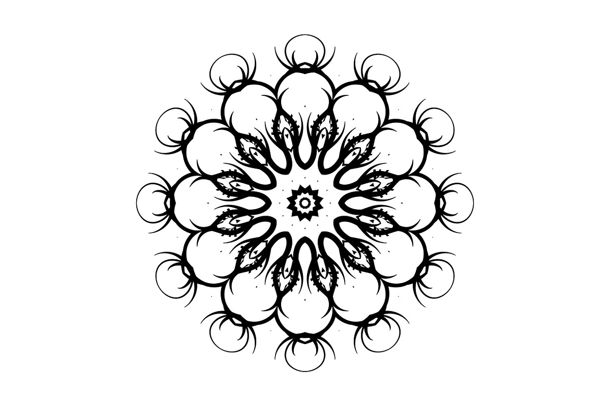 Handcrafted Mandala Design Pack, a Pattern Graphic by NJ Himel (Photo 3 of 30)