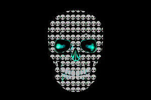 Alien Skull t-shirt design