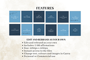 Affirmation Card Deck Canva Template, a Templates & Theme by Digital By Nikoleta (Thumbnail 6 of 10)