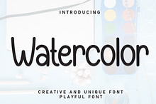 Watercolor | Script Font