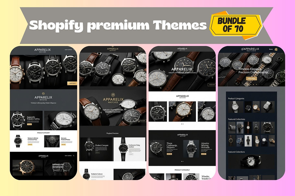 Shopify Premium 50 Themes Bundle, a Shopify Template by Aban's World (Photo 32 of 60)