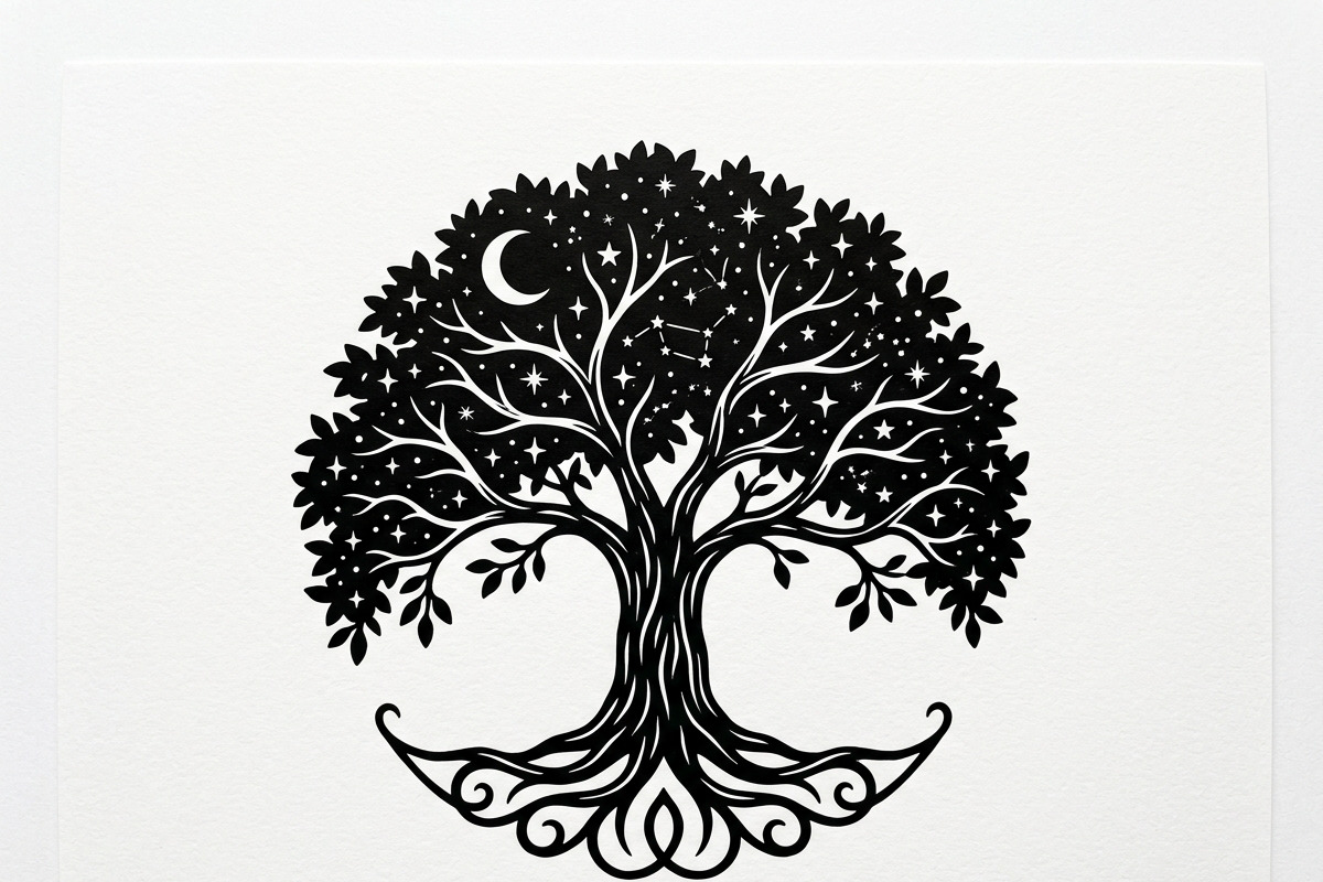 Elegant dream tree silhouette design, a Healthcare Illustration by Amazin_art (Photo 39 of 49)